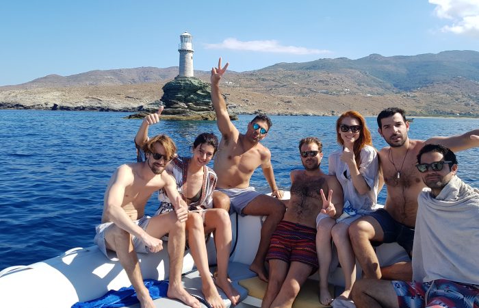 Boat tour Andros