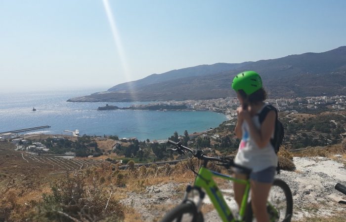 ebike tour in andros island